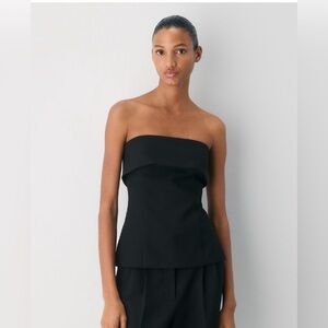 Aritzia Babaton Element Tube Top, Black, Size 12